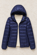 Camille Puffer Jacket — Navy