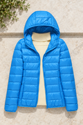 Camille Puffer Jacket — Blue