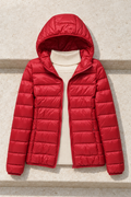 Camille Puffer Jacket — Rouge