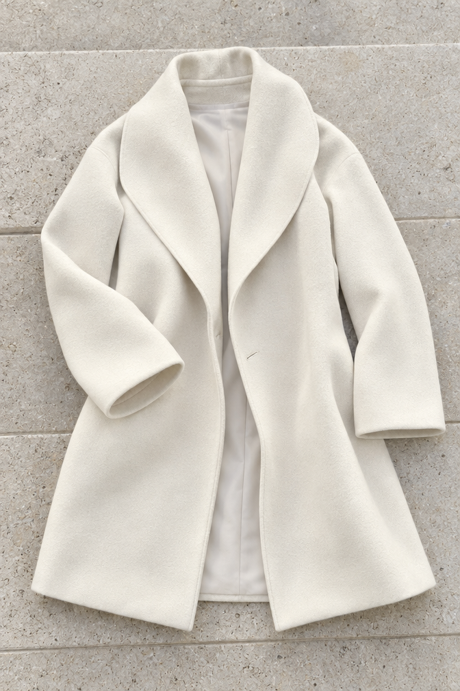 Carlotta Oversized Coat — White