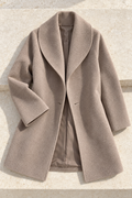 Carlotta Oversized Coat — Khaki