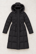 Celine Puffer Coat — Black