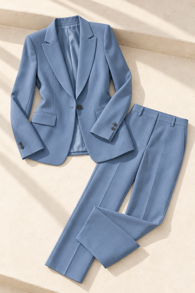 Cleo Suit — Blue