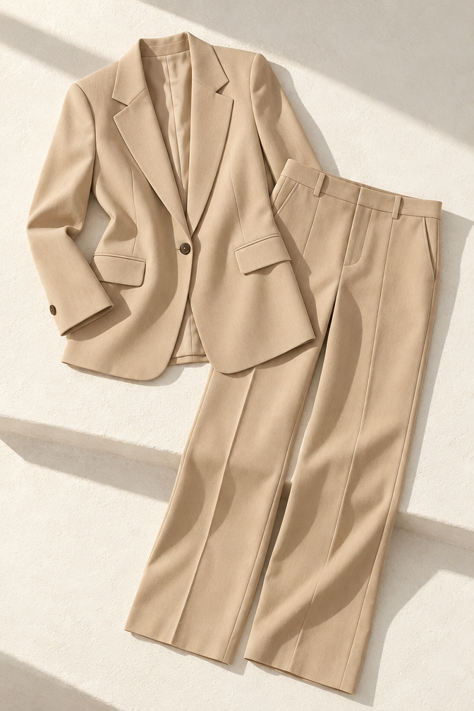 Cleo Suit — Beige