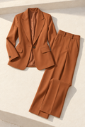 Cleo Suit — Brown