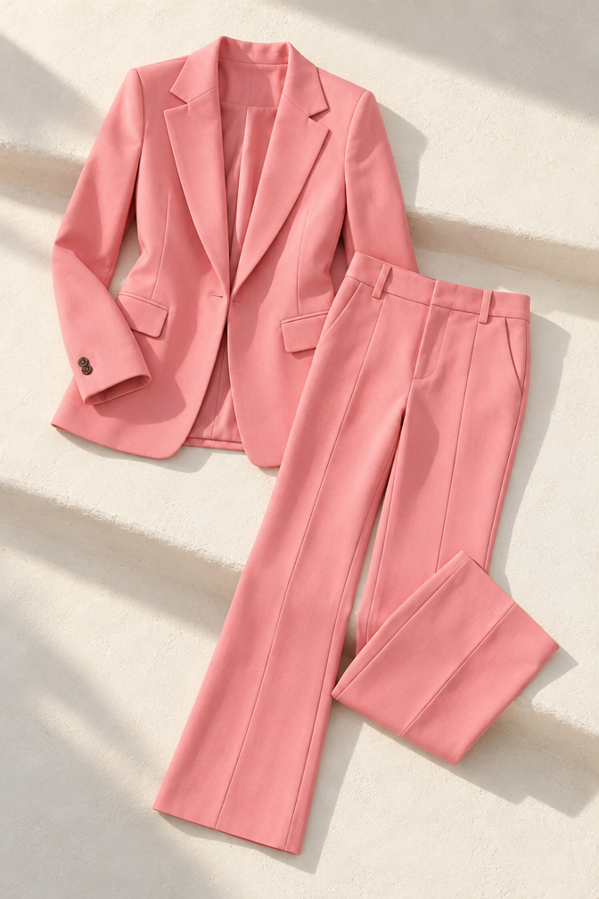 Cleo Suit — Pink