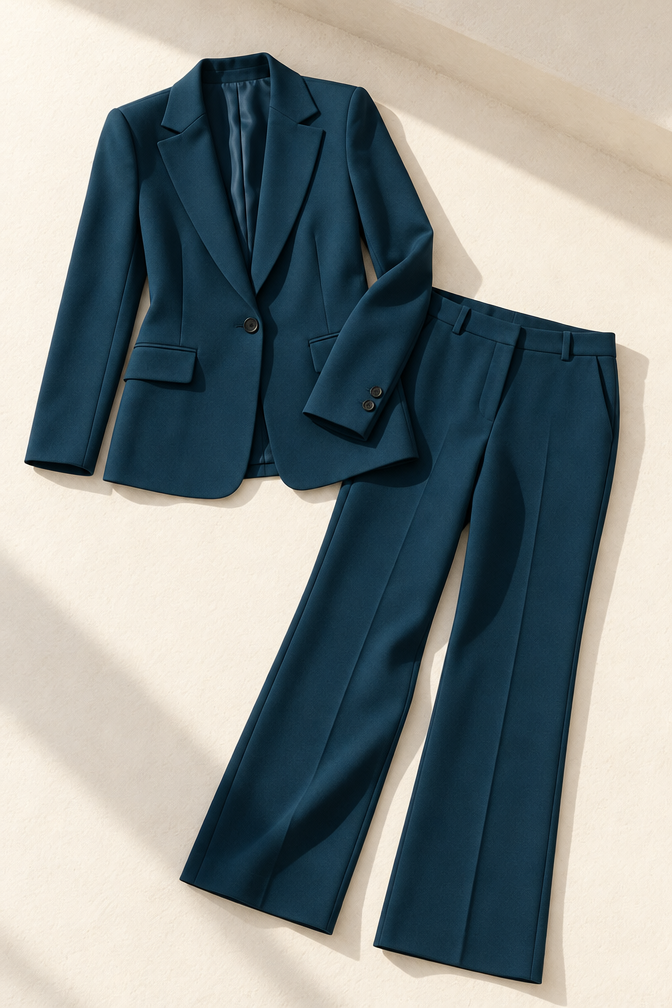 Cleo Suit — Navy blue