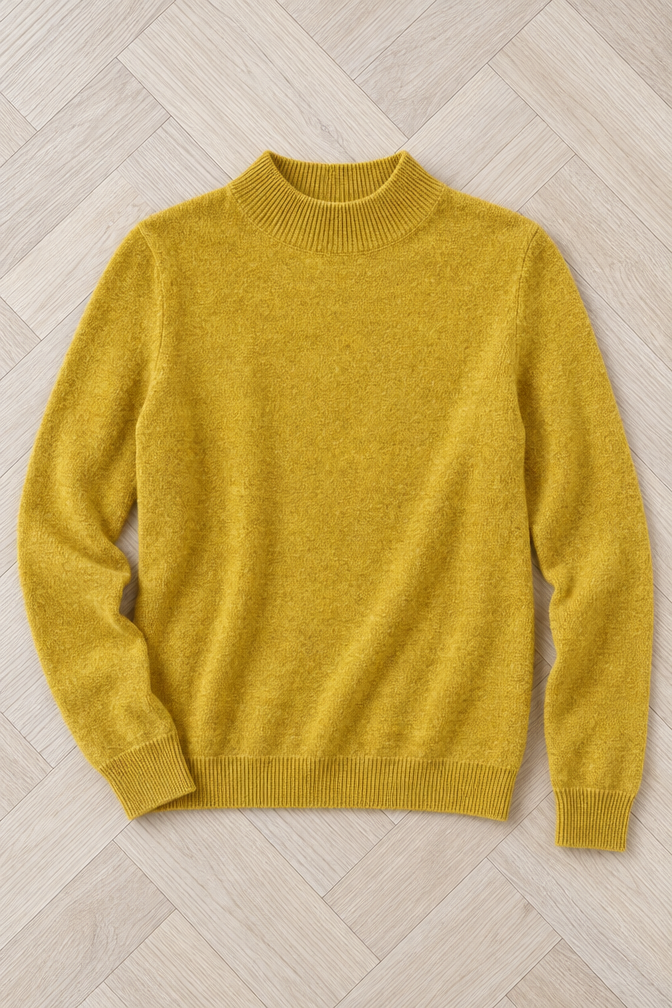 Cristina Wool Top — Honey Yellow
