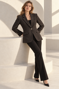 Daniela Wool Blazer — Dark Coffee