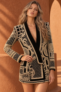 Estella Vintage Blazer — Gold