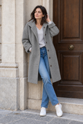 Giselle Wool Coat — Grey