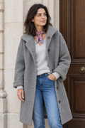 Giselle Wool Coat — Grey