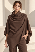 Henrietta Draped Two-Piece — Brown