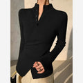 Isabella Asymmetrical Button-Up Sweater