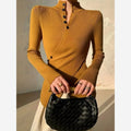 Isabella Asymmetrical Button-Up Sweater